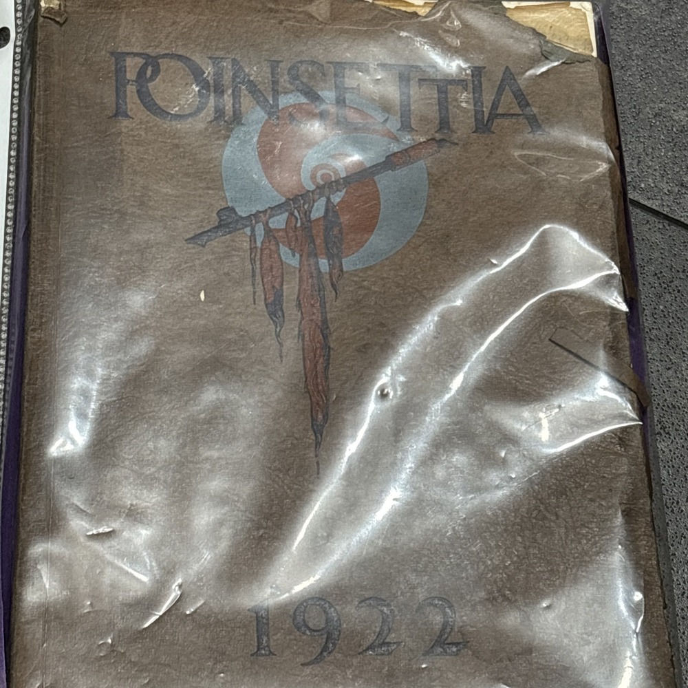 1922 Hollywood California High School Poinsettia YearBook Awesome Pc Of History!